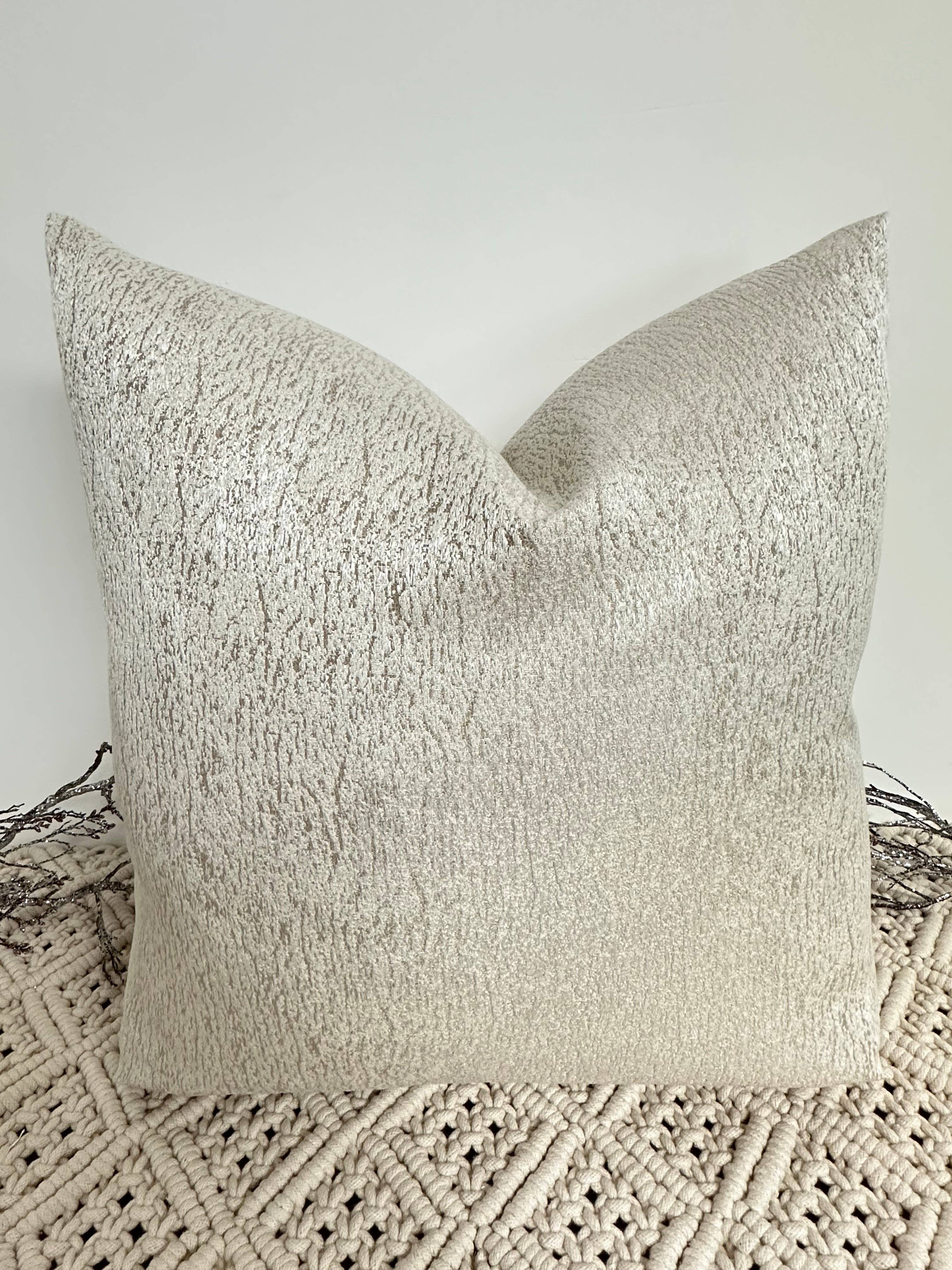 The Cream Miyake Cushion + 100% Feather Insert