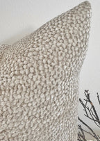 The Beige Meia Cushion + 100% Feather Insert