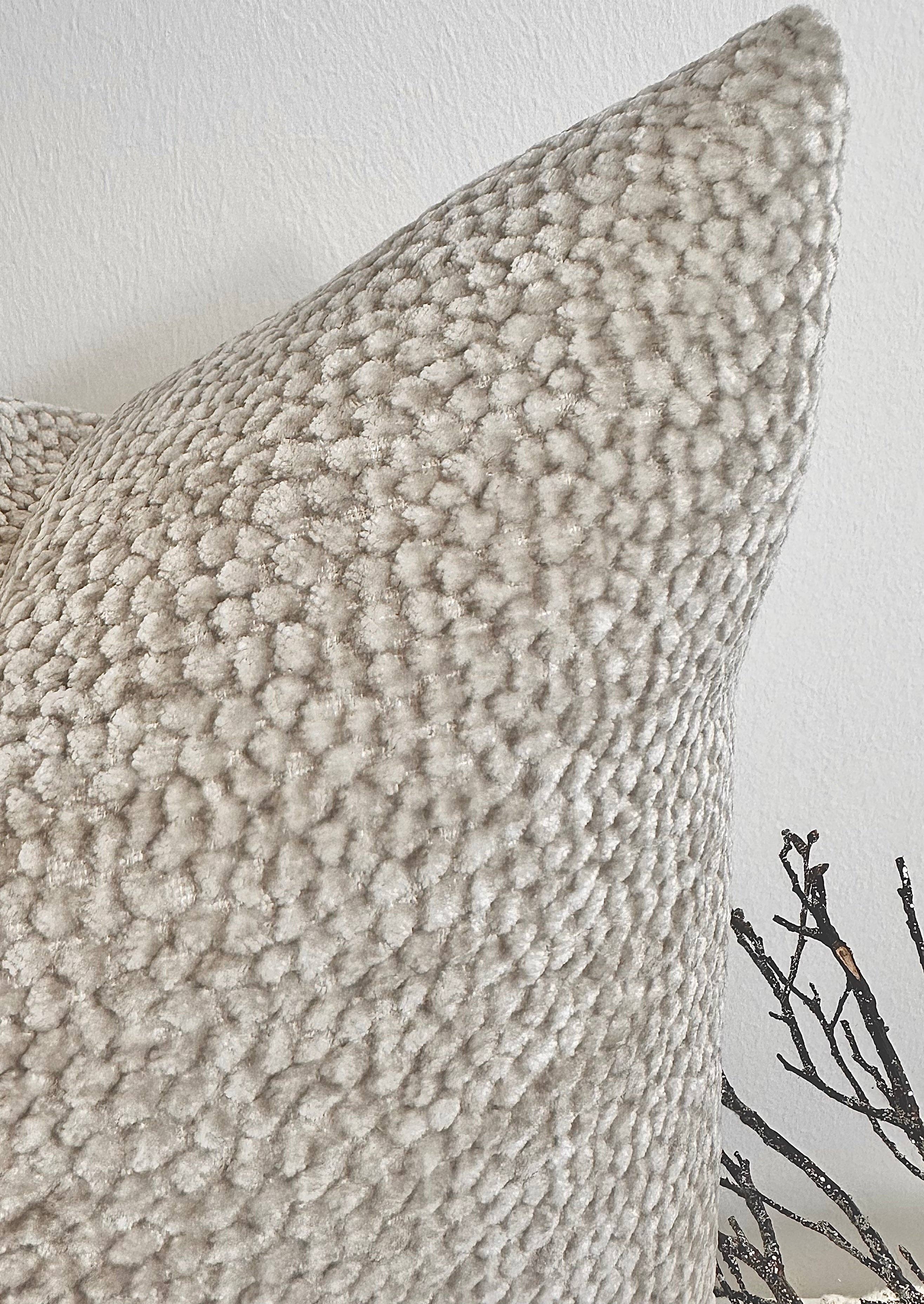 The Beige Meia Cushion + 100% Feather Insert