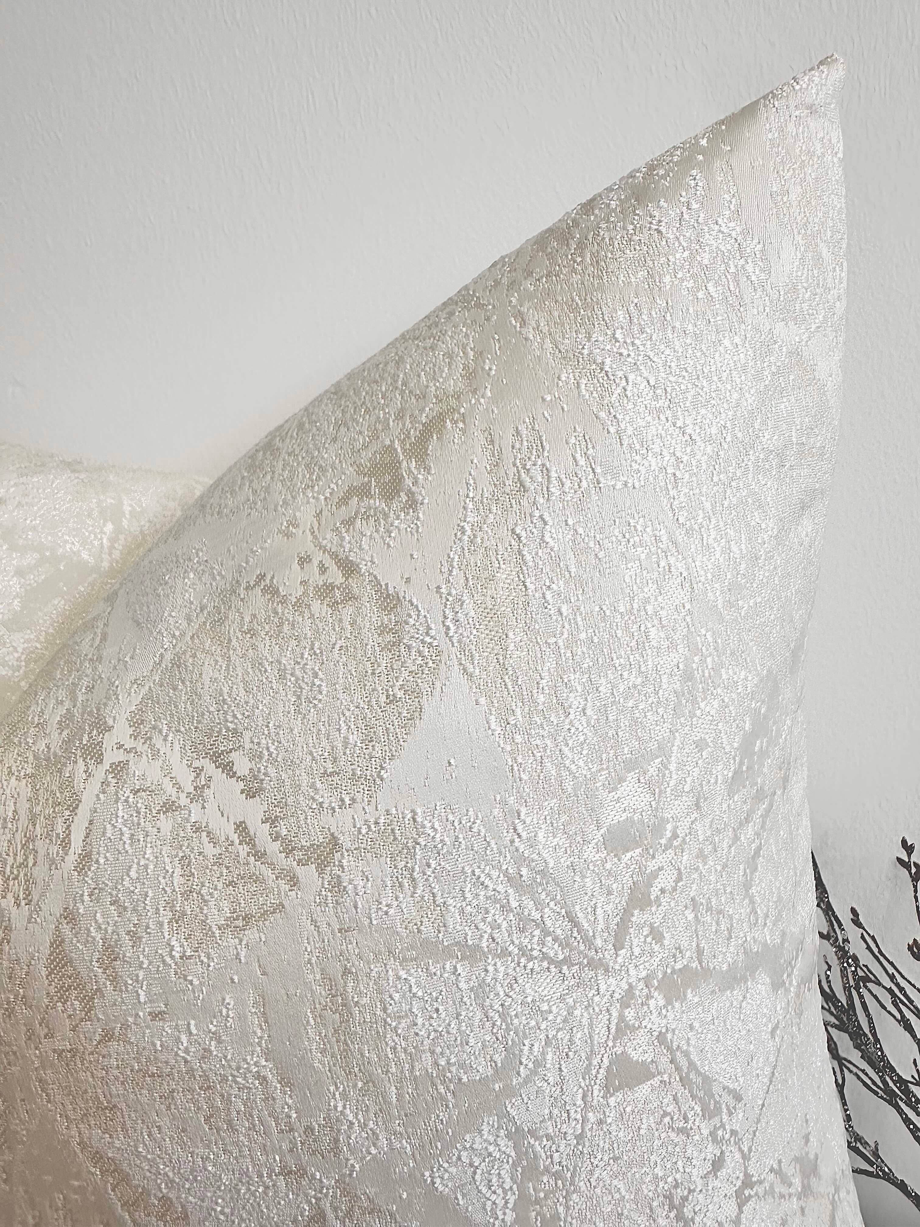 The Ivory Sofija Cushion + 100% feather insert