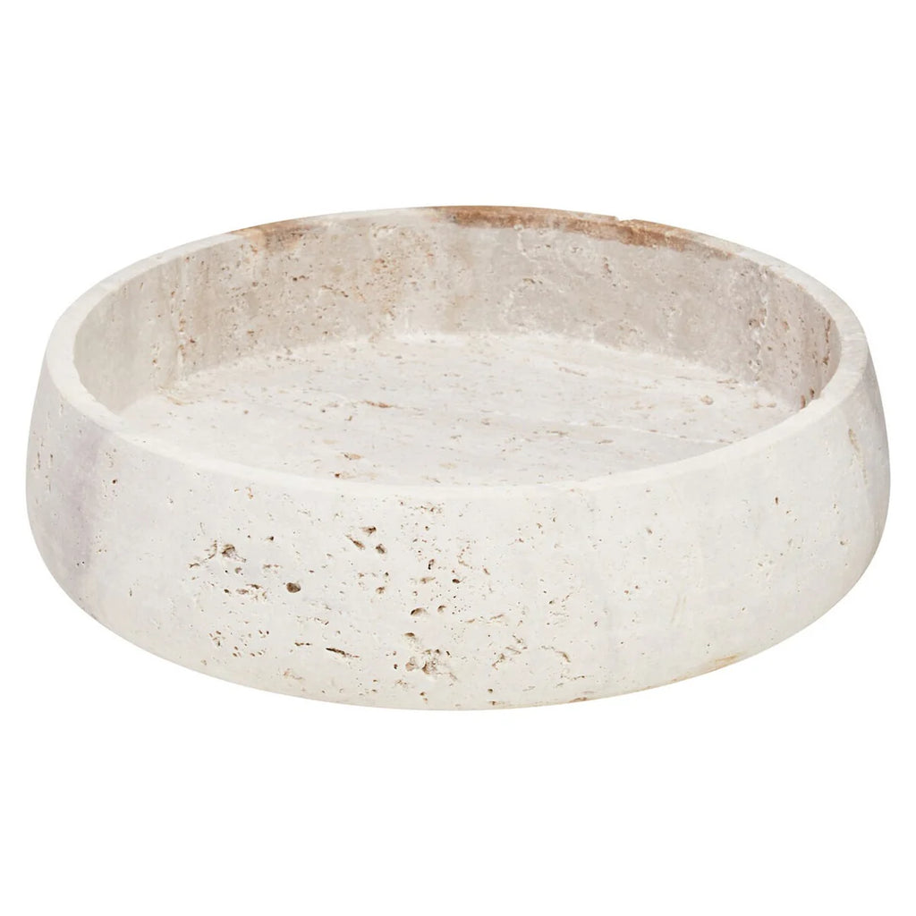 Tibor Bowl - Travertine