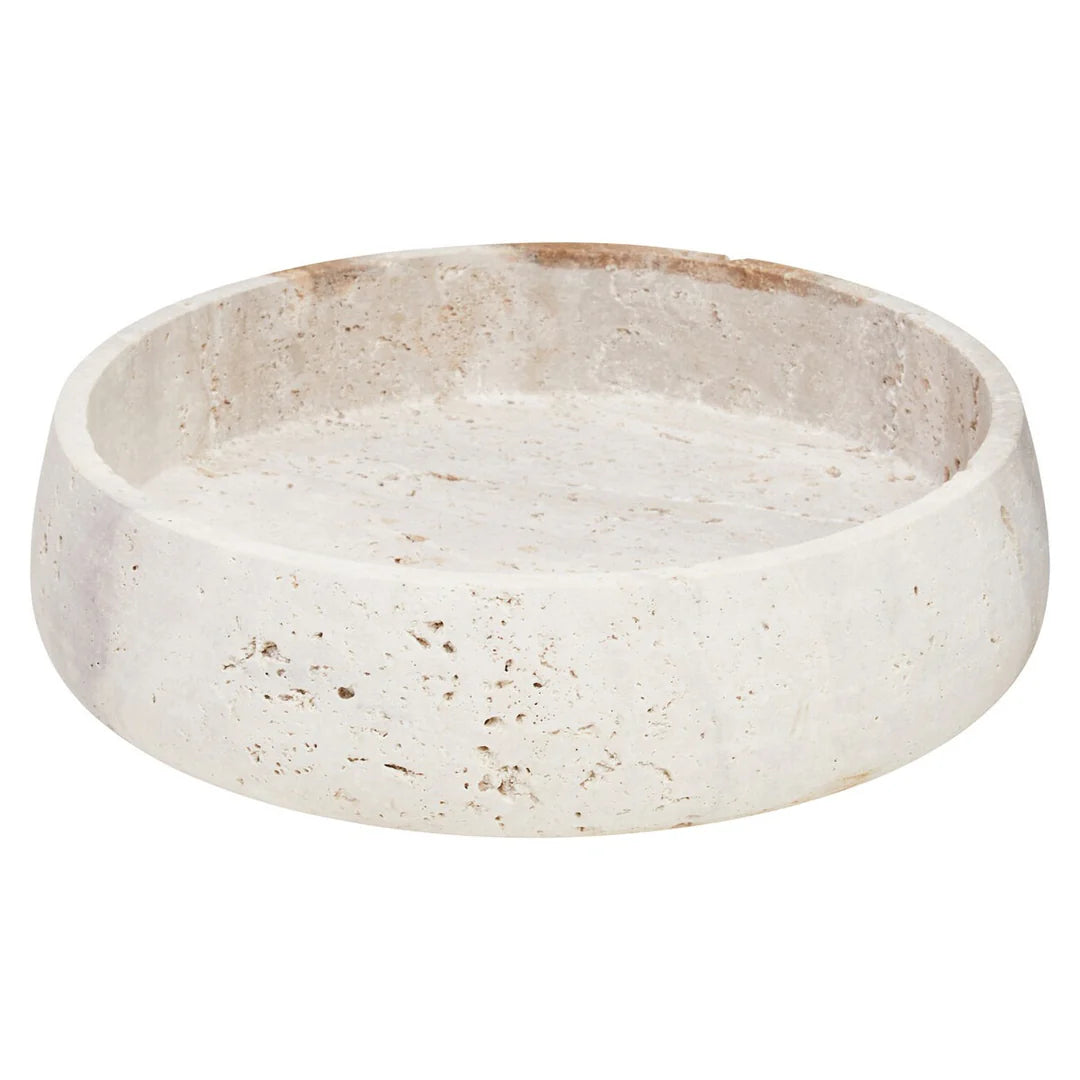 Tibor Bowl - Travertine