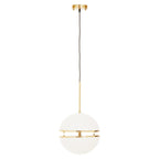 Abira Brushed Brass Pendant Light