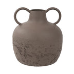 Alora Brown Textured Metal Vase Small