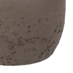 Alora Brown Textured Metal Vase Small