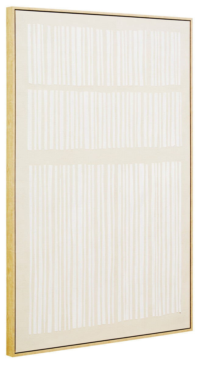 Grounded Lines Textured Canvas Wall Art