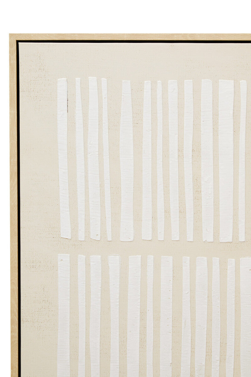 Grounded Lines Textured Canvas Wall Art