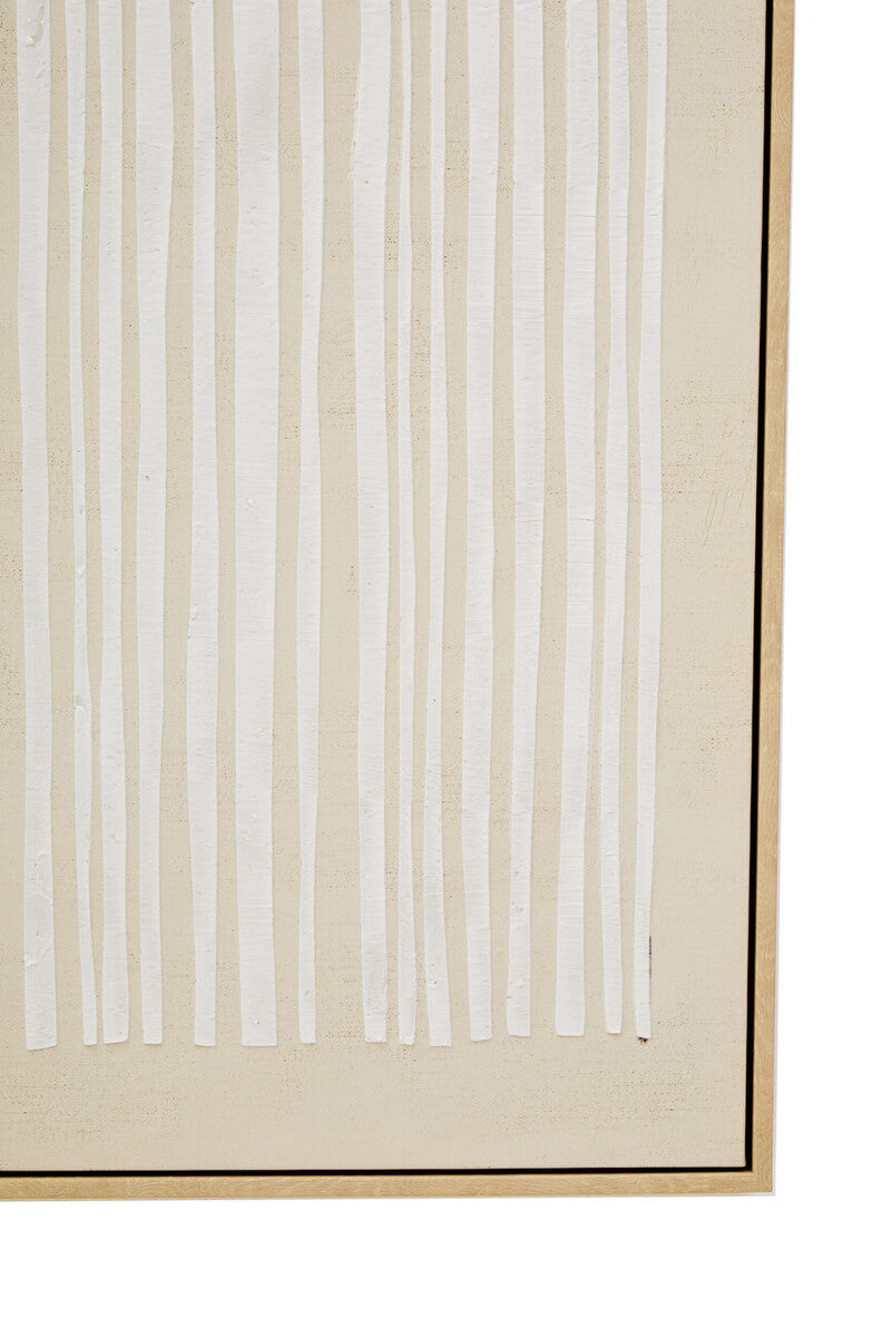 Grounded Lines Textured Canvas Wall Art