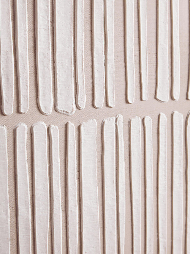 Grounded Lines Textured Canvas Wall Art