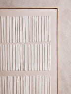 Grounded Lines Textured Canvas Wall Art