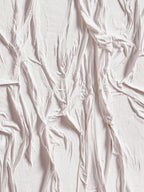 Astratto White Hand Painted Sculptural Fabric Wall Art
