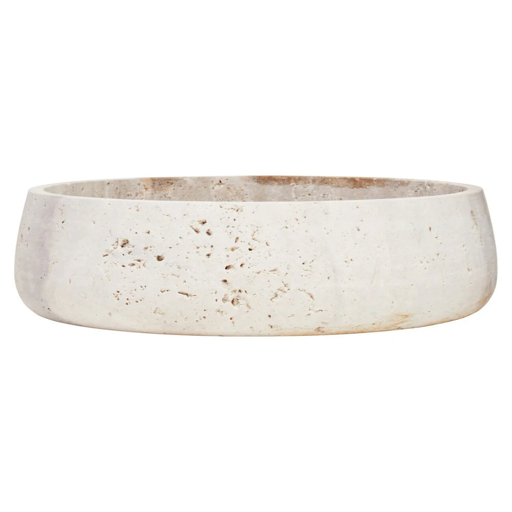Tibor Bowl - Travertine