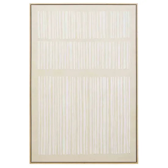 Grounded Lines Textured Canvas Wall Art