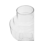 Cayden Stacked Design Small Glass Vase