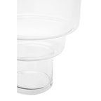 Cayden Stacked Design Small Glass Vase