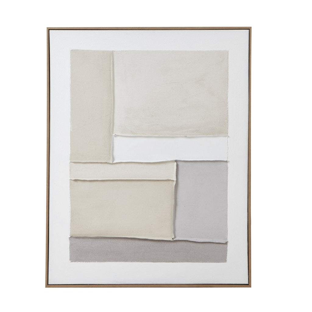 Contempo Alpha Framed Painting On Canvas