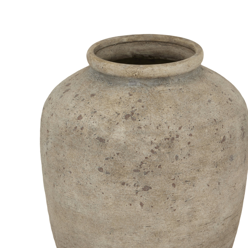 Deruta Grey Medium Mottled Vase
