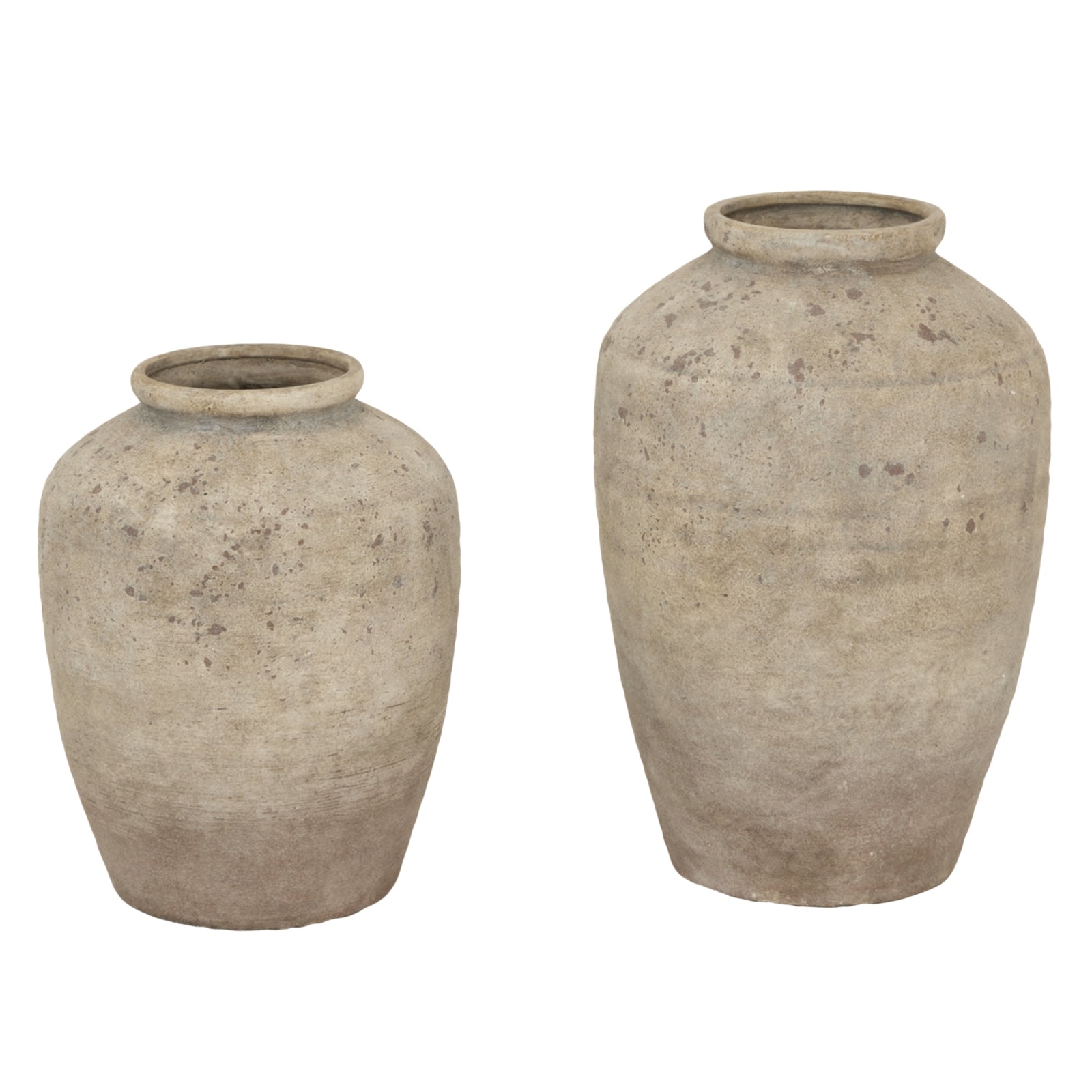 Deruta Grey Medium Mottled Vase