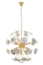Glamour Gold and Agate 12 Light Celing Light