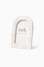 Elio Marble Arched Photo Frame 4x6"