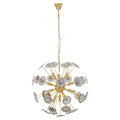 Glamour Gold and Agate 12 Light Celing Light