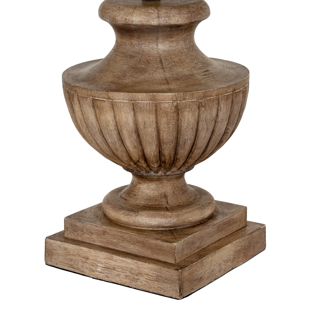 Marbelle Table Lamp With Edged Linen Shade