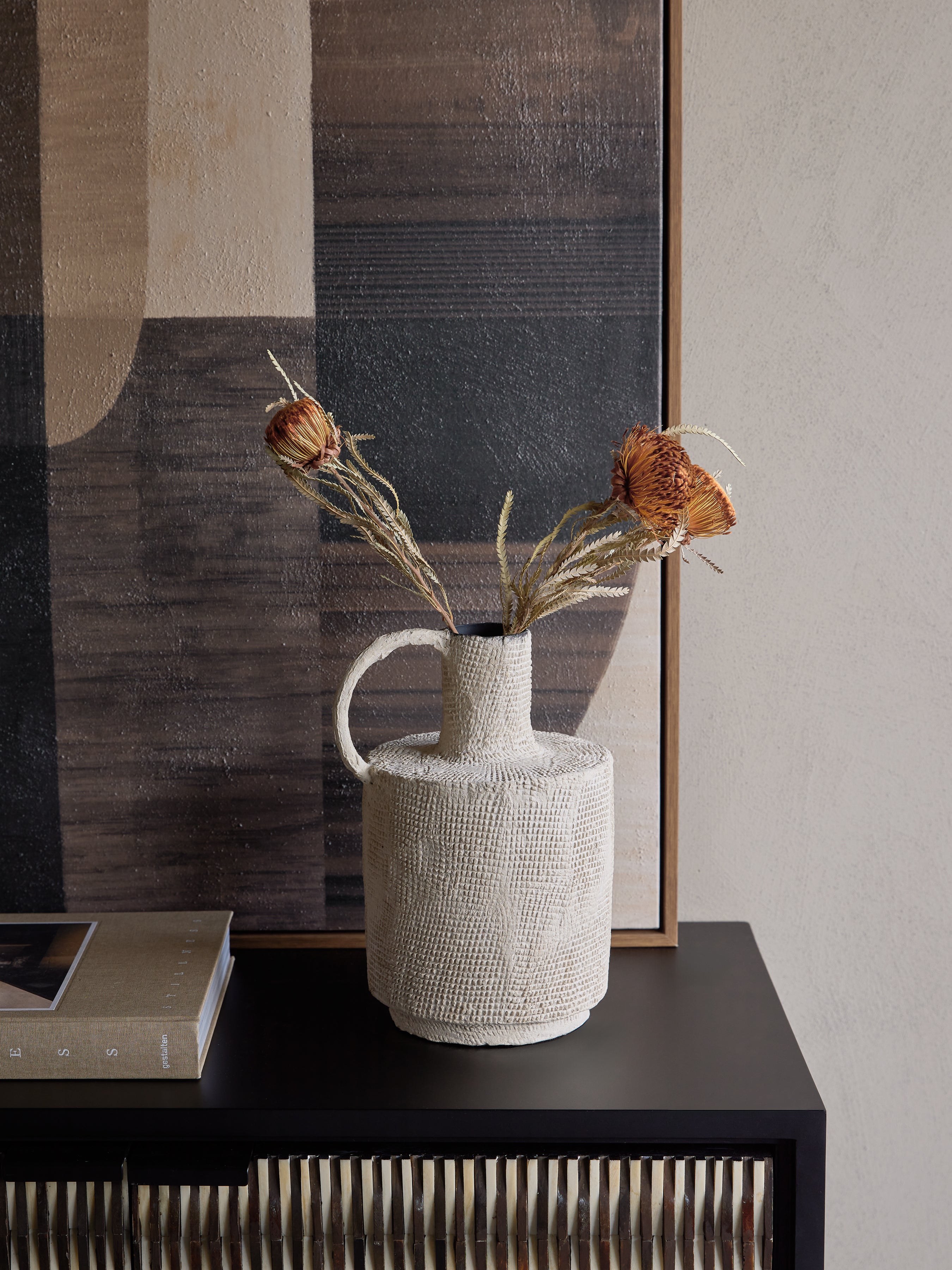 Navi Barrel Textured Vase