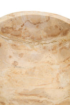 Santino Chocolate Marble Pedestal Bowl