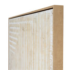 Ancient Lines Hand Painted Canvas In Frame