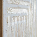 Ancient Lines Hand Painted Canvas In Frame