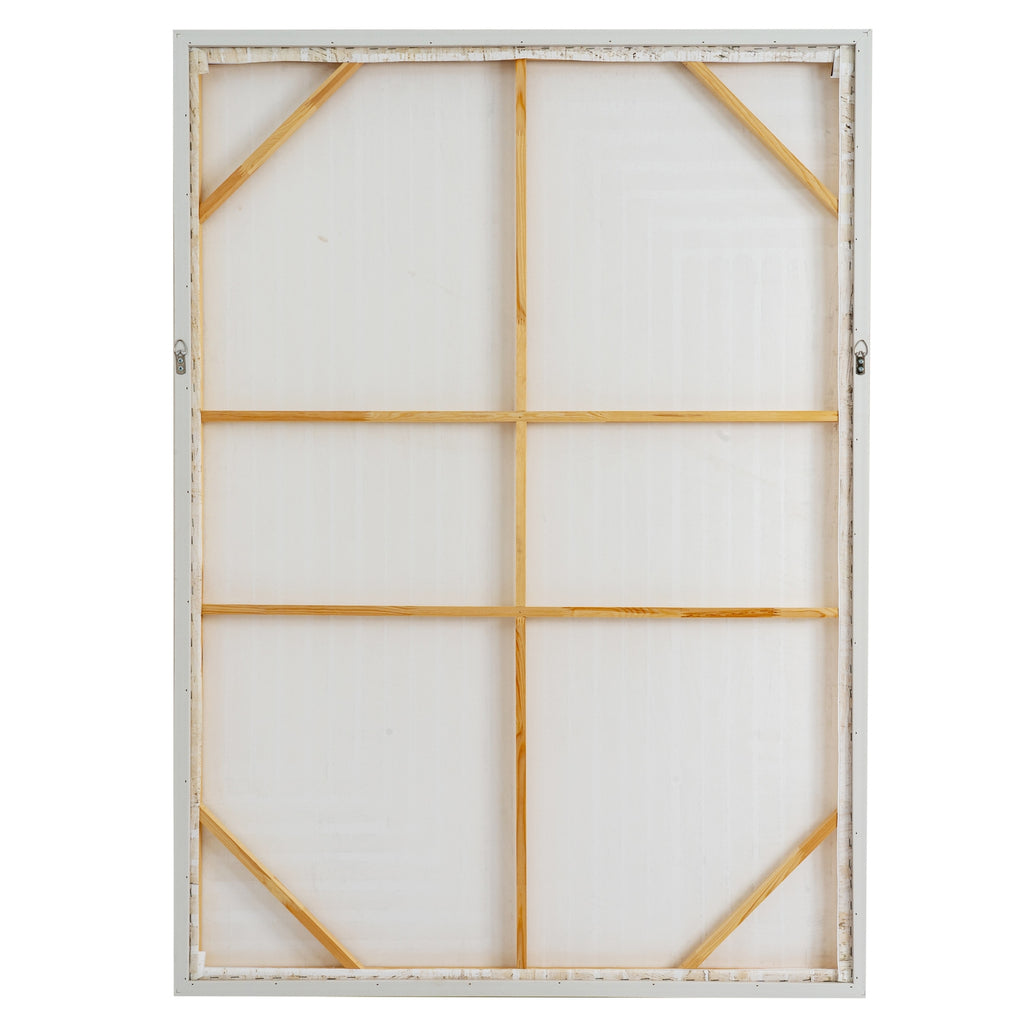 Ancient Lines Hand Painted Canvas In Frame