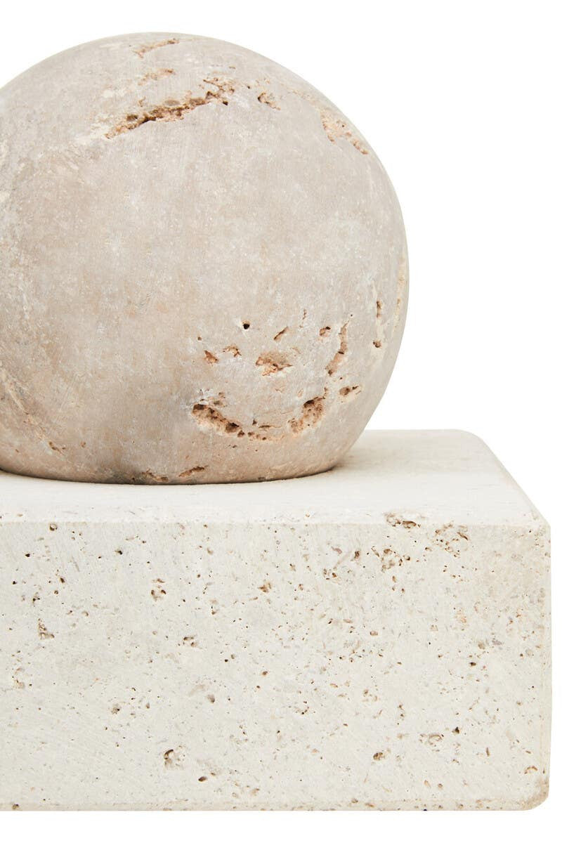 Tibor Travertine Sculpture