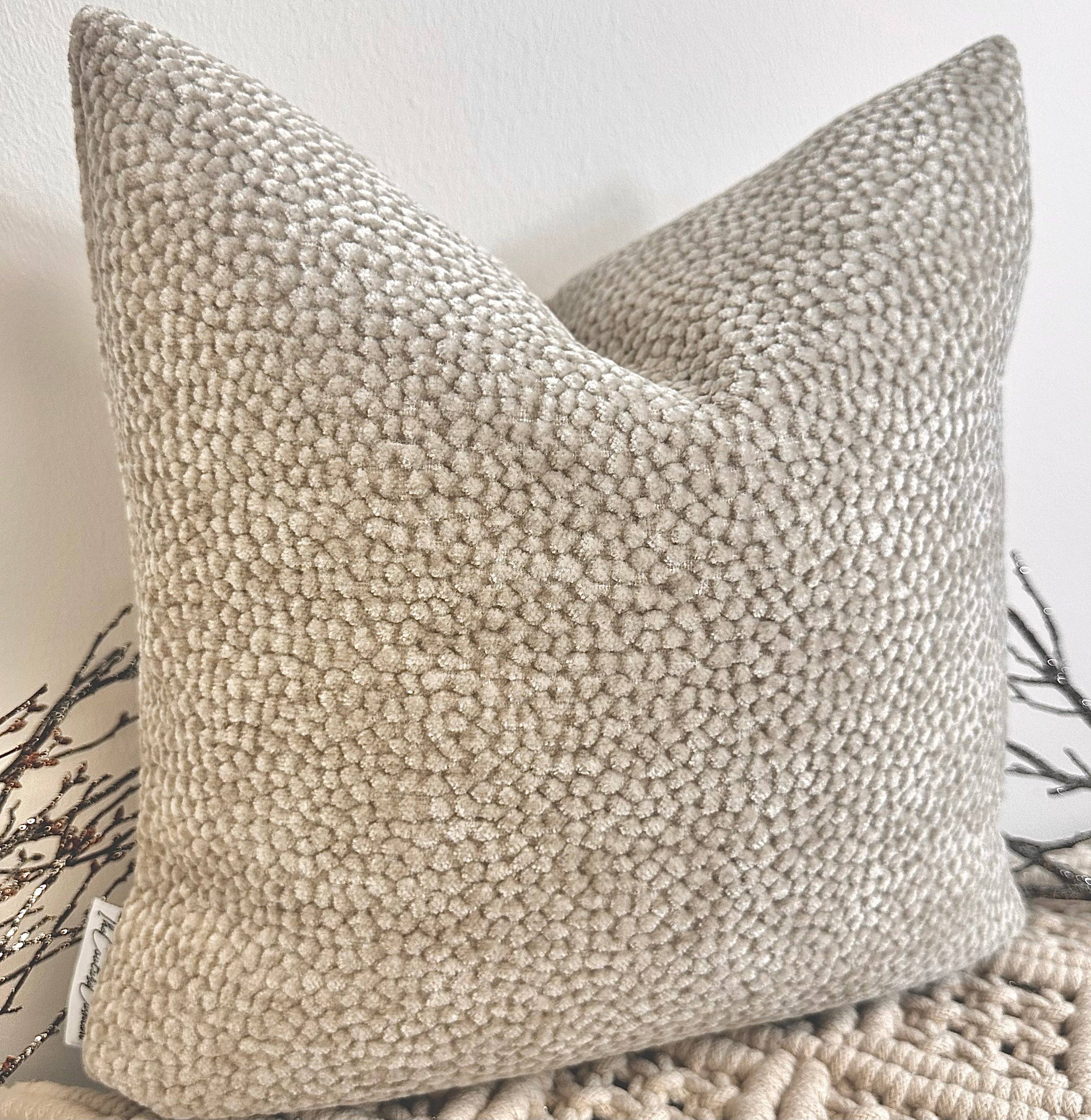 The Beige Meia Cushion + 100% Feather Insert